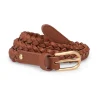 Arrow Hand-Plaited Leather Belt