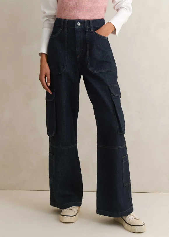 Baggy Cargo Denim Trouser