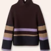 Boiled Cashmere Relaxed Stripe Jumper