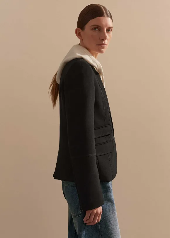 Bracelet Sleeve Short Workwear Blazer