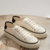 Canvas Lace Up Trainer