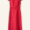 Cap Sleeve Midi Dress