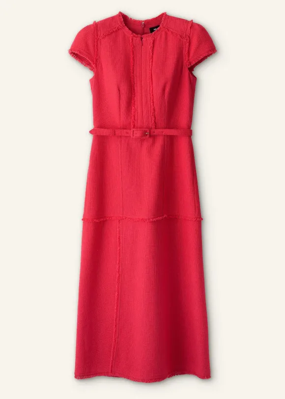 Cap Sleeve Midi Dress