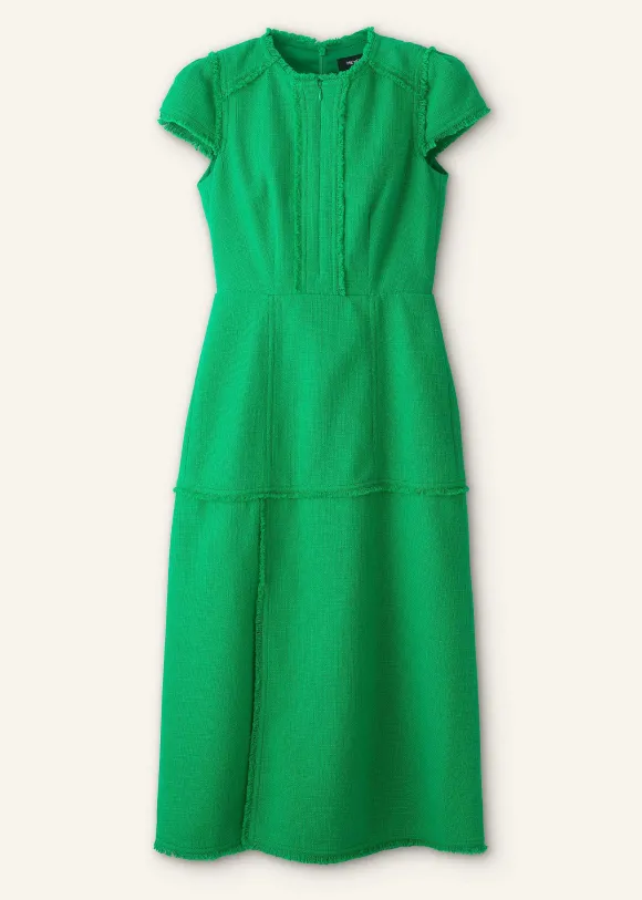 Cap Sleeve Midi Dress