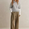 Cashmere Relaxed Crop Tee