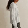 Cashmere Relaxed Fit Box Zip Hoody
