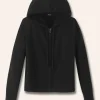 Cashmere Relaxed Fit Box Zip Hoody