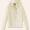 Cashmere Relaxed Fit Box Zip Hoody