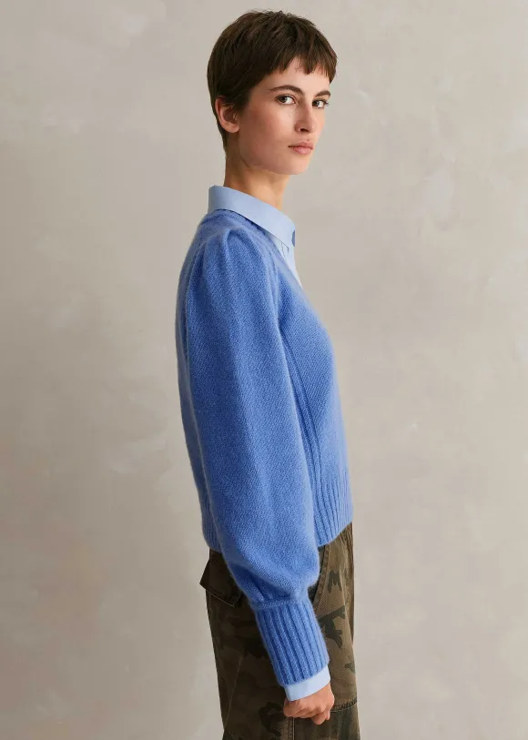 Cashmere Silk V-Neck Jumper