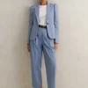 Chambray Tailoring Tapered Trouser