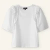 Check Detail Boxy T-Shirt