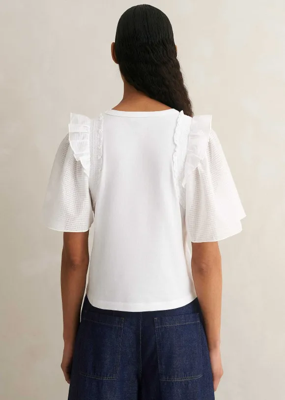 Check Detail Boxy T-Shirt