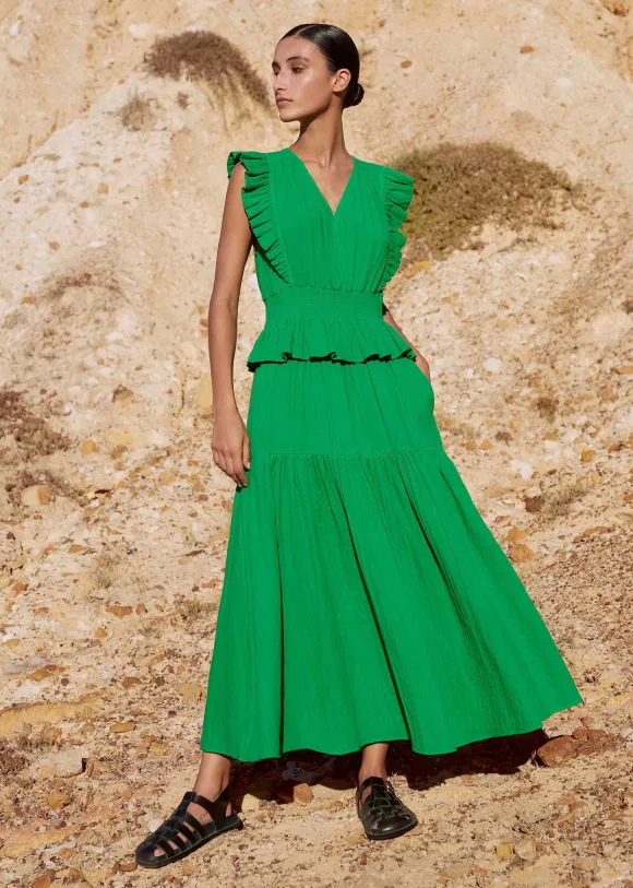 Cheesecloth Maxi Dress