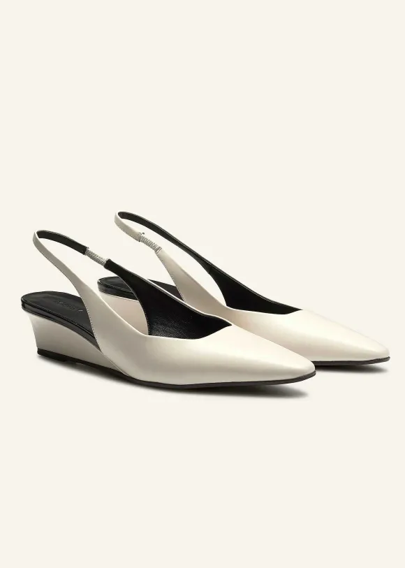 Chisel Toe Wedge Slingback