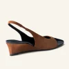 Chisel Toe Wedge Slingback