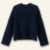 Chunky Cotton Open Stitch Box Jumper