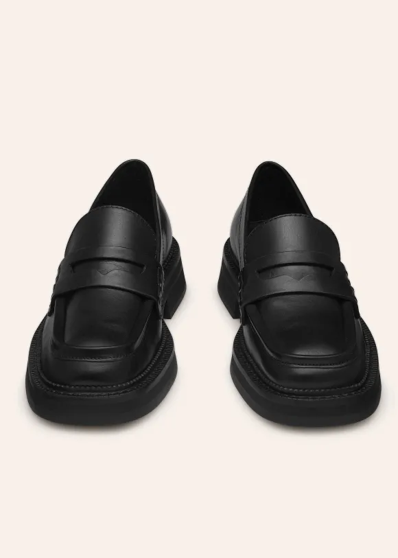 Chunky Square Toe Loafer