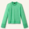 Cloud-Soft Merino Cashmere Silk Cropped Box Jumper