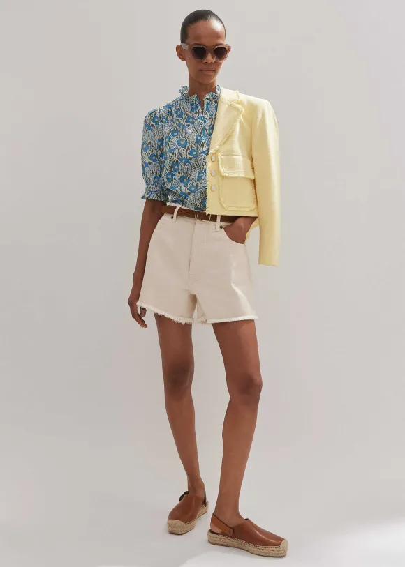Cotton English Garden Print Top