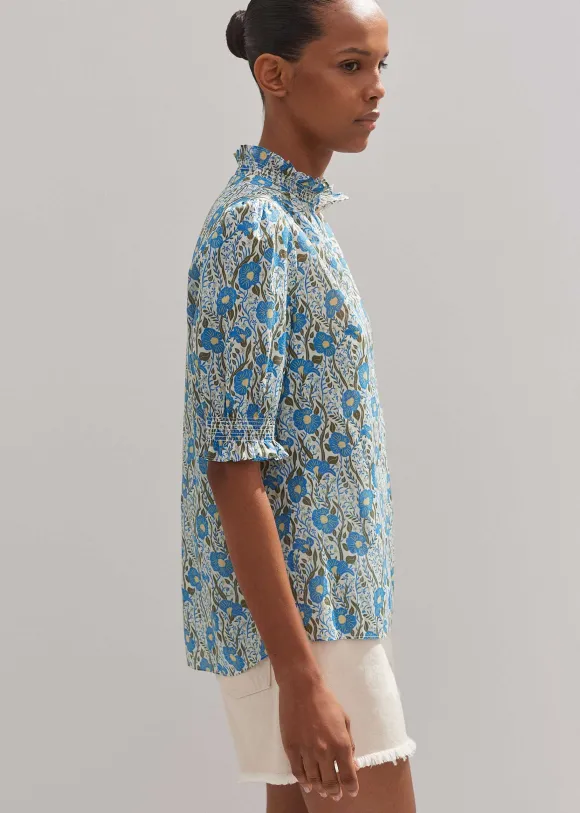 Cotton English Garden Print Top