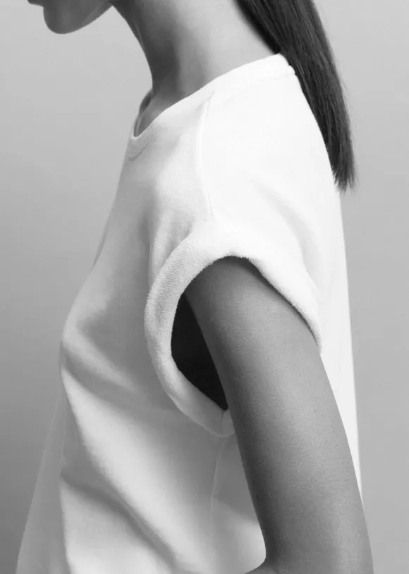 Cotton Muscle Sweatshirt Tee