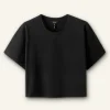 Cotton Oversized Crop Tee