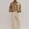Cotton Twill Casual Swing Jacket