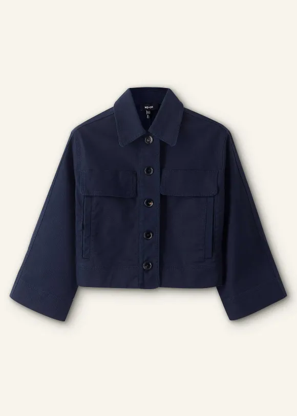 Cotton Twill Casual Swing Jacket