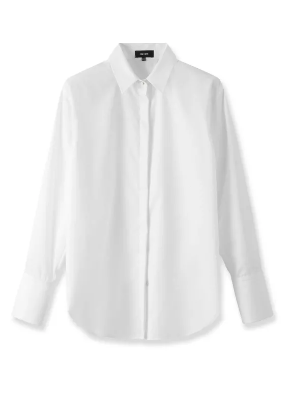 Crease Less Cotton Relaxed Boyfriend Shirt