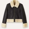 Crop Aviator Jacket