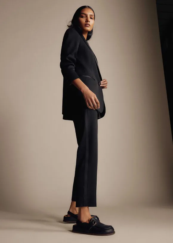 Crop Forever Tux Trouser Suit