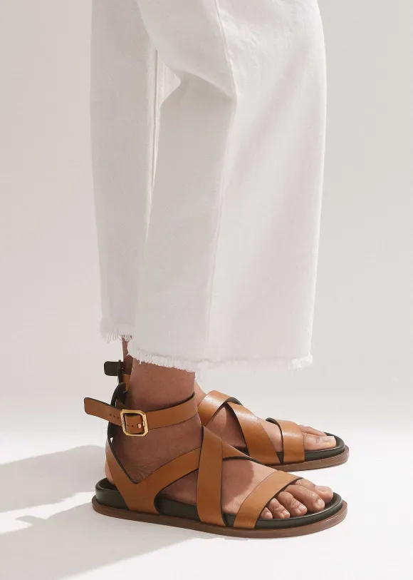 Crossover Footbed Sandal