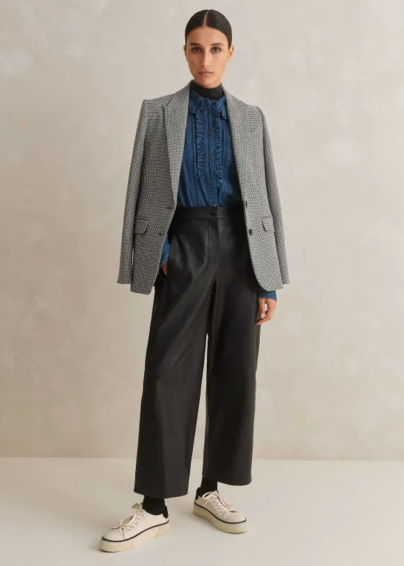 Denim Frill Shirt