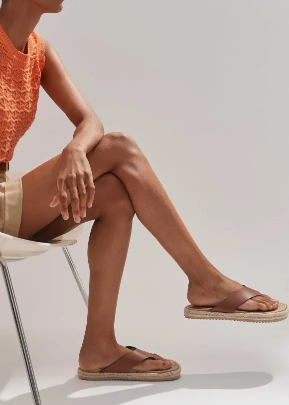 Espadrille Flip Flop