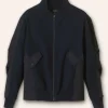 Flannel Mix Deconstructed Bomber Jacket