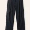Flannel Mix Tapered Cargo Trouser