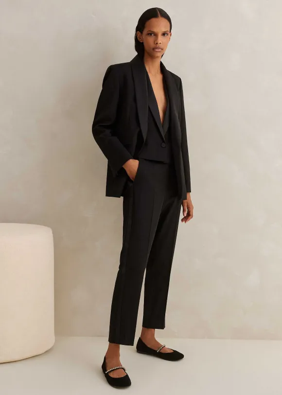 Forever Tux Slim-Crop Three-Piece Trouser Suit