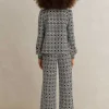Graphic Jacquard Travel Tailoring Co-Ord