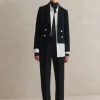 High Waisted Slim Cropped Trouser Suit