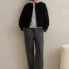 Icon Cashmere Crop Box Hoody
