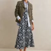Jacquard Jersey Midi Dress