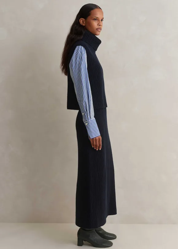 Knitted Vest + Skirt Co-Ord