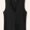 Lace Trim V Neck Layering Tank