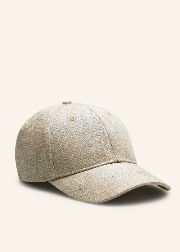 Linen Baseball Cap