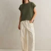 Lofty Cashmere Relaxed Curved Hem Vest