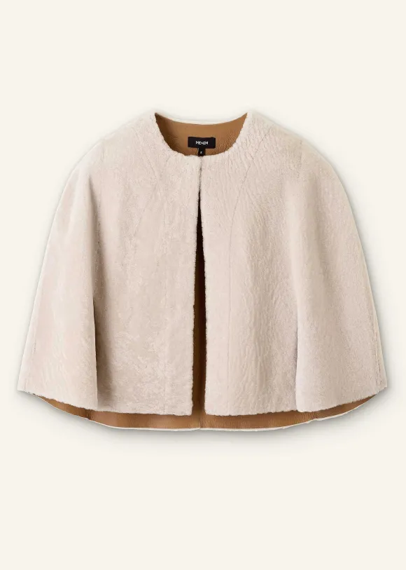 Luxe Shearling Cape