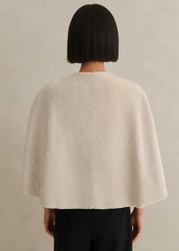 Luxe Shearling Cape