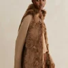 Luxe Toscana Shearling Long Gilet