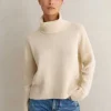 Merino Cashmere Curved Hem Jumper + Snood