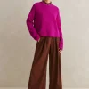 Merino Cashmere Relaxed Crop Jumper + Snood